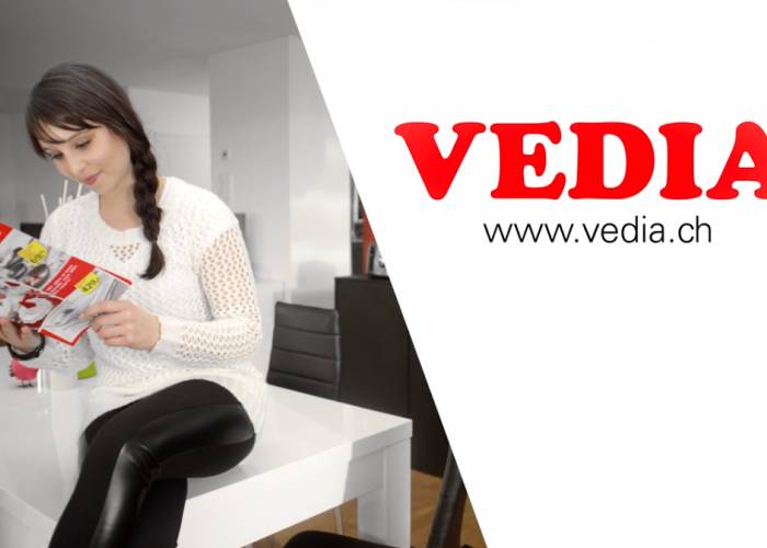 Vedia TV Kampagne (2-sprachig)